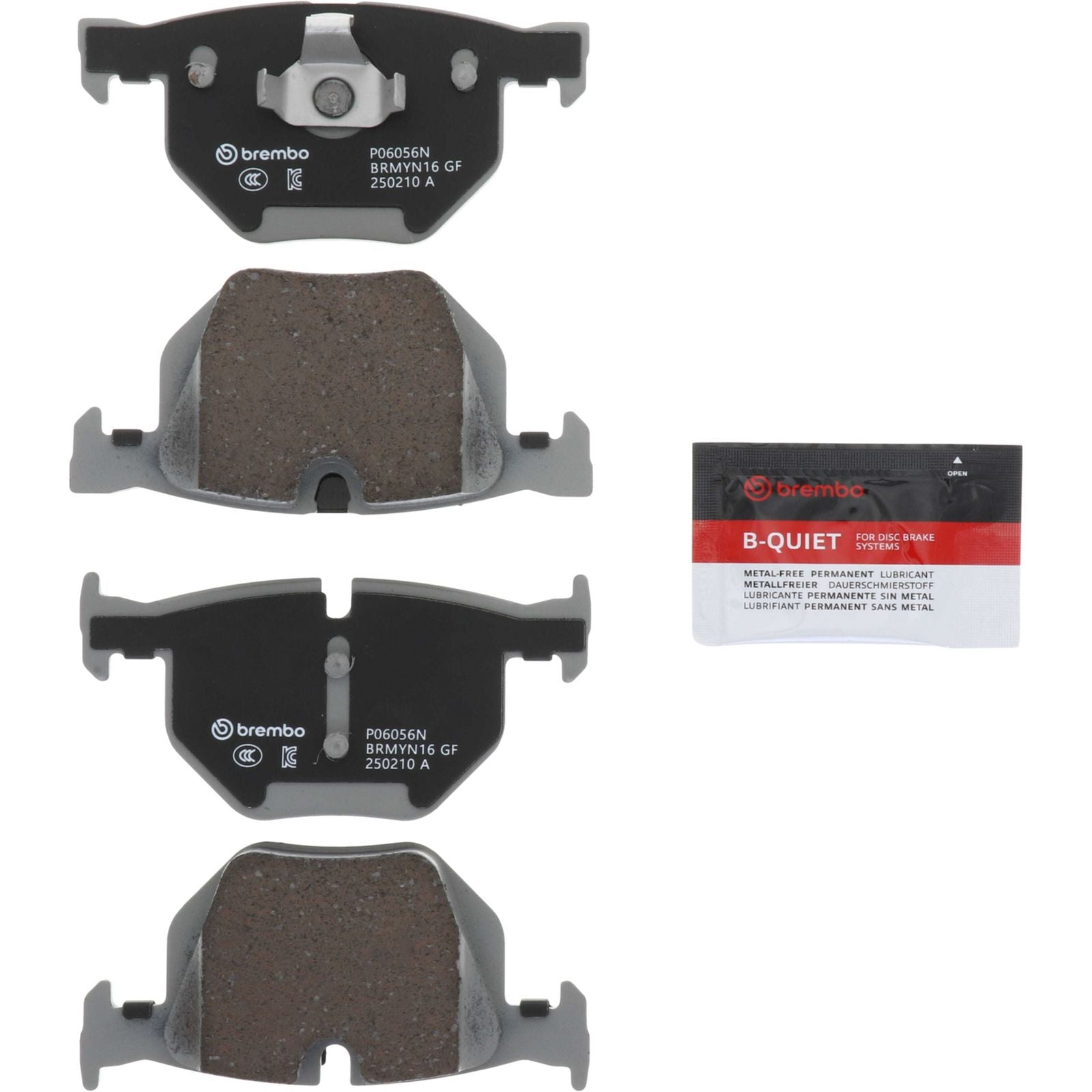 PRIME Ceramic Rear Disc Brake Pad Set - P06056N_01