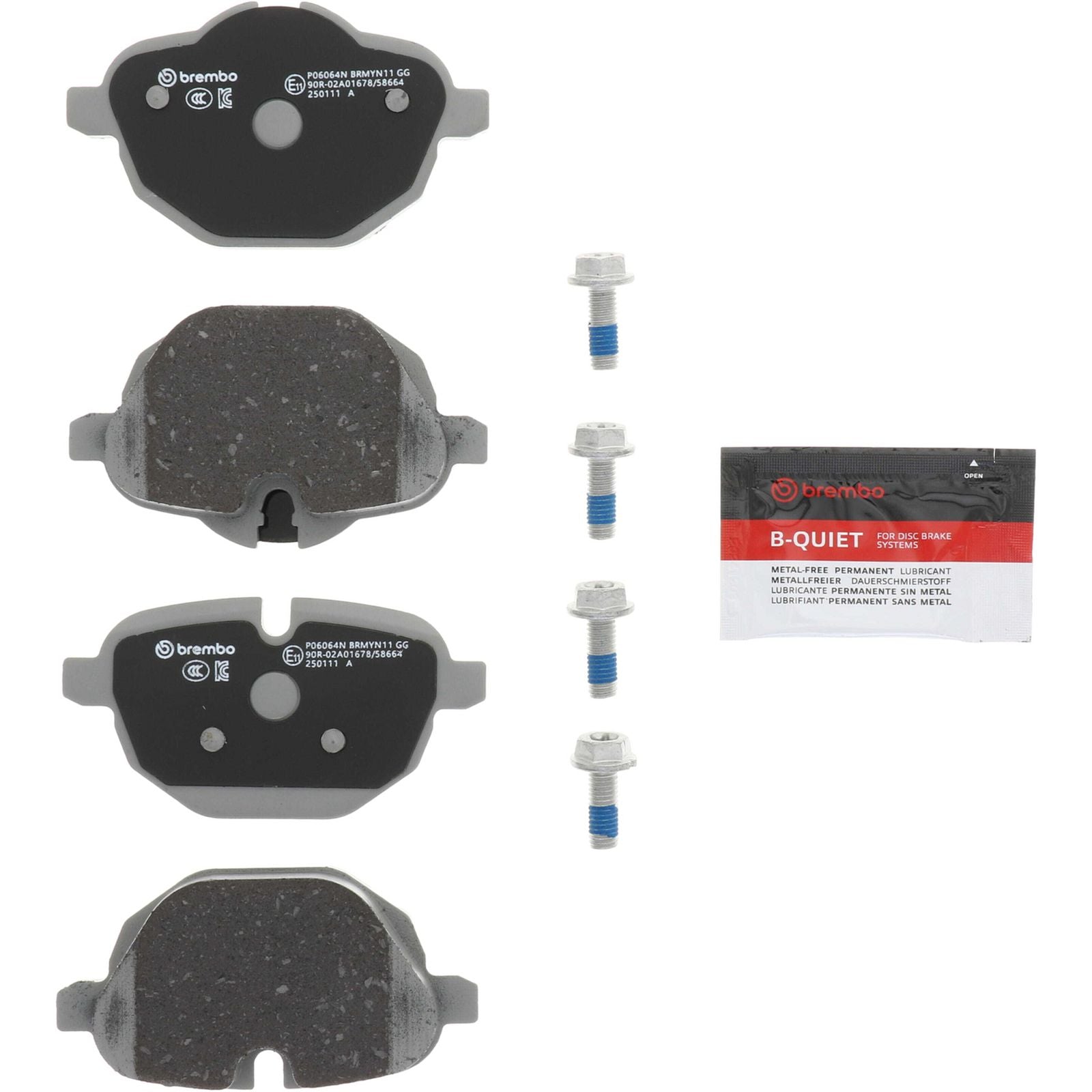 PRIME Ceramic Rear Disc Brake Pad Set - P06064N_01