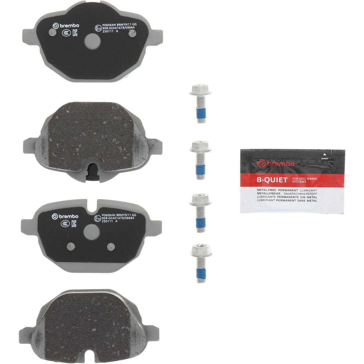 PRIME Ceramic Rear Disc Brake Pad Set - P06064N_01
