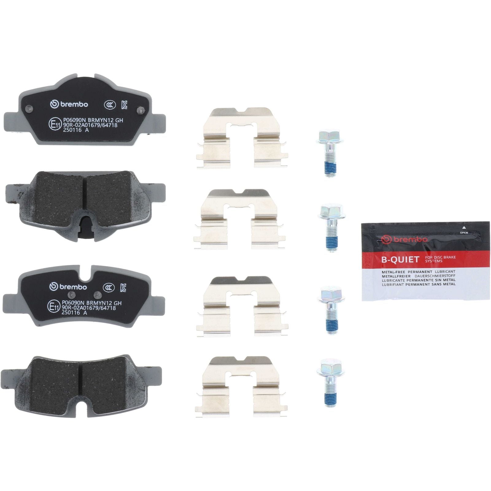 PRIME Ceramic Rear Disc Brake Pad Set - P06090N_01