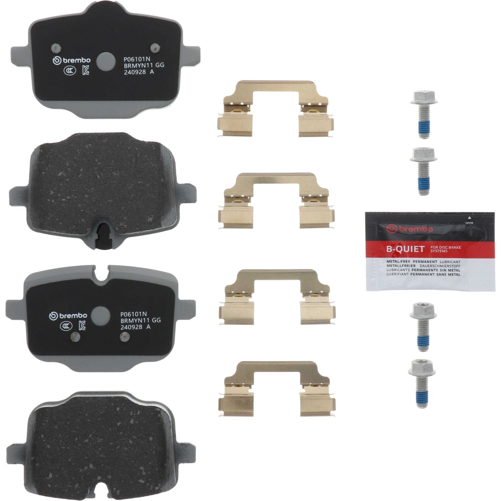 PRIME Ceramic Rear Disc Brake Pad Set - P06101N_01