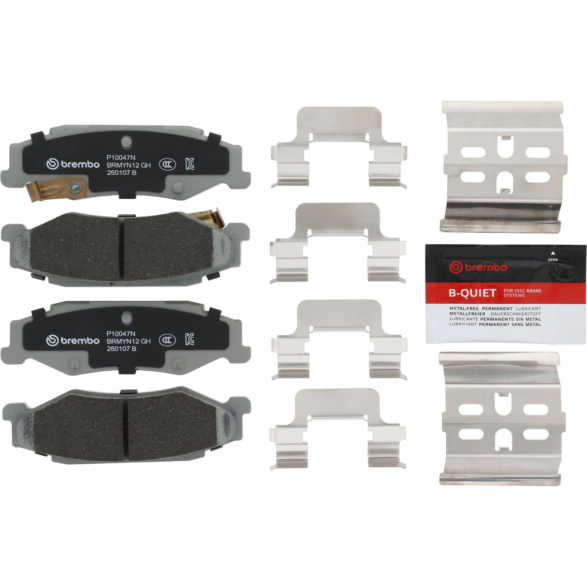 PRIME Ceramic Rear Disc Brake Pad Set - P10047N_02