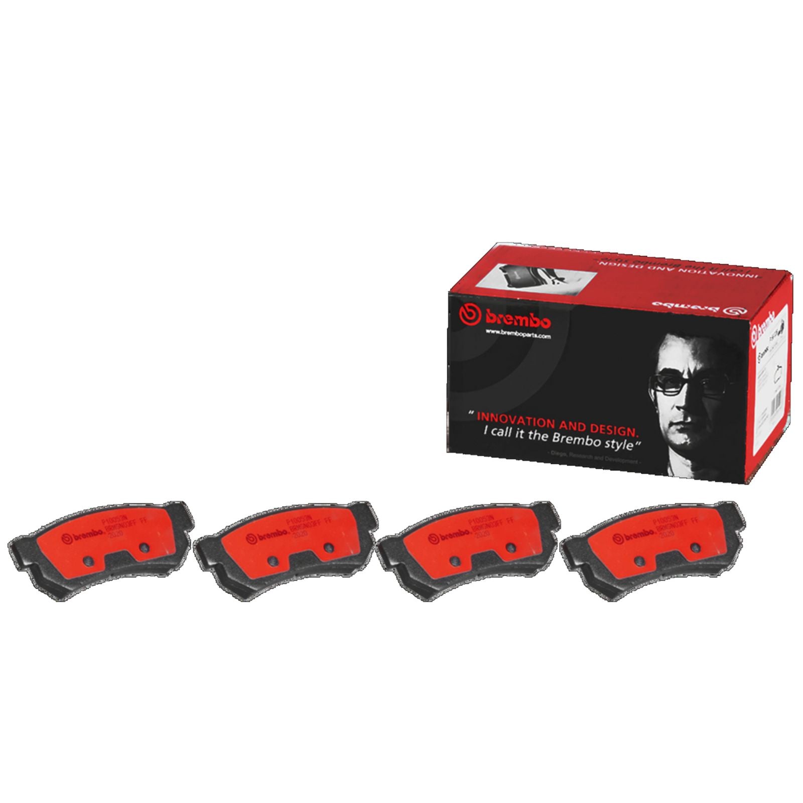 PRIME Ceramic Rear Disc Brake Pad Set - P10053N_01