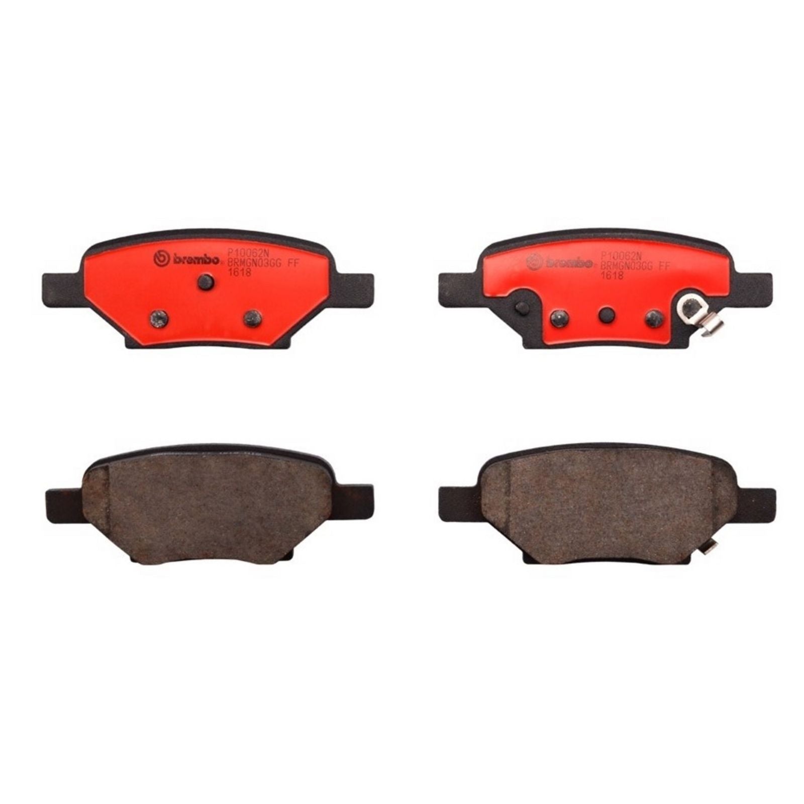 PRIME Ceramic Rear Disc Brake Pad Set - P10062N_01