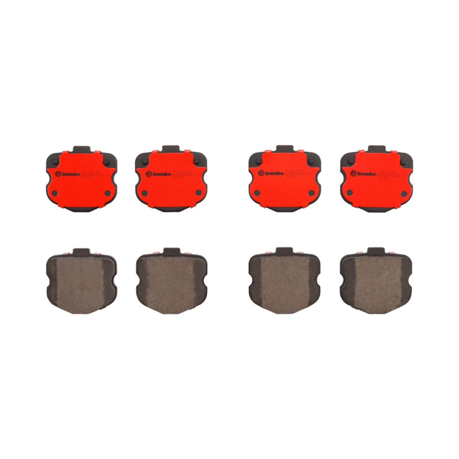 PRIME Ceramic Rear Disc Brake Pad Set - P10067N_01