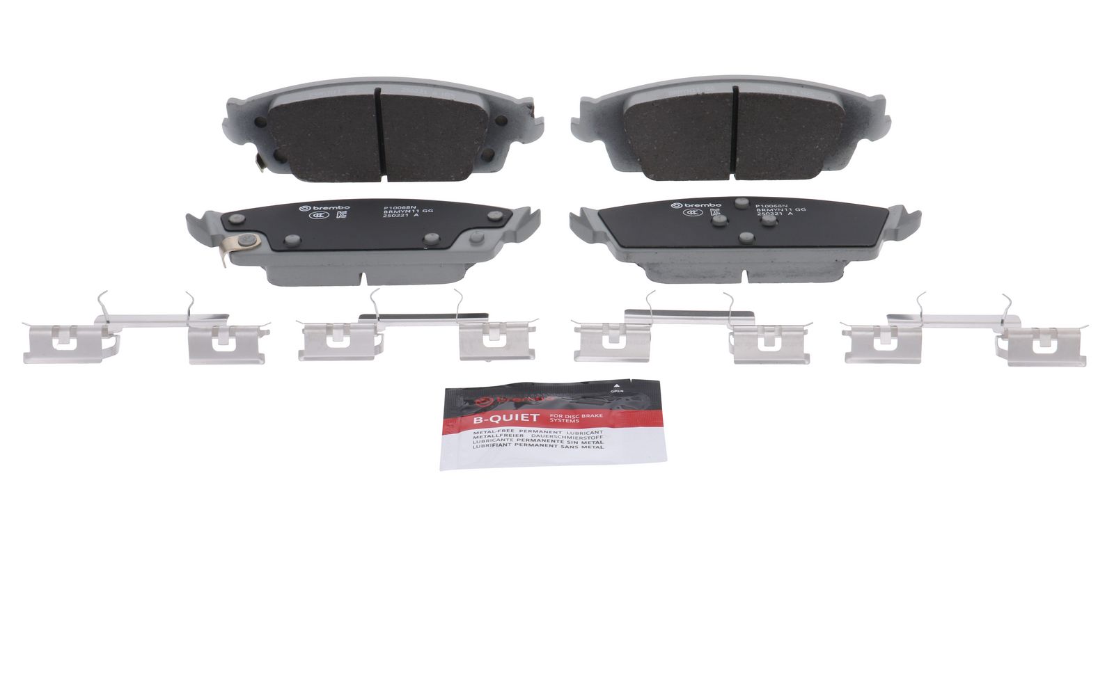 PRIME Ceramic Rear Disc Brake Pad Set - P10068N_02