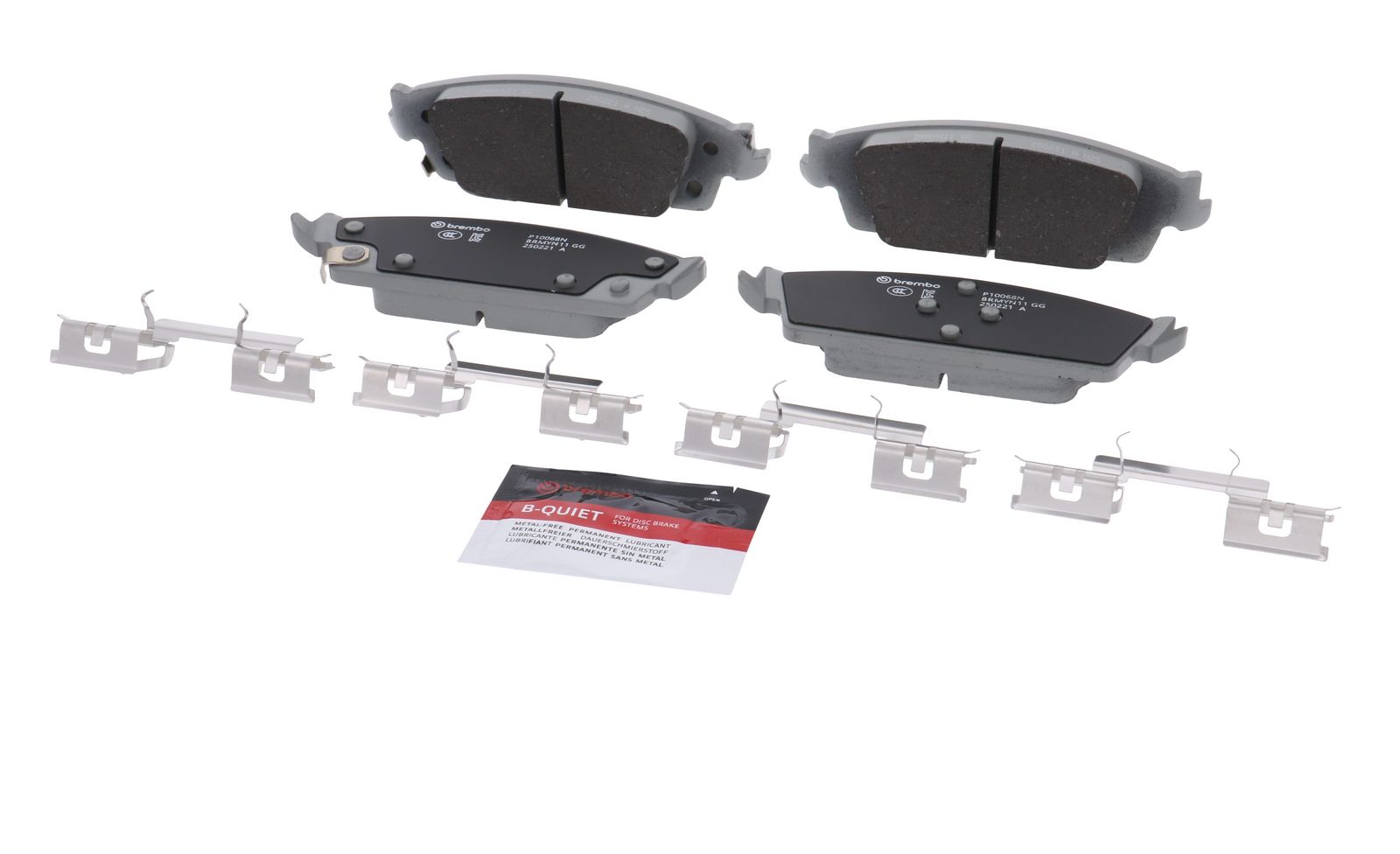 PRIME Ceramic Rear Disc Brake Pad Set - P10068N_03