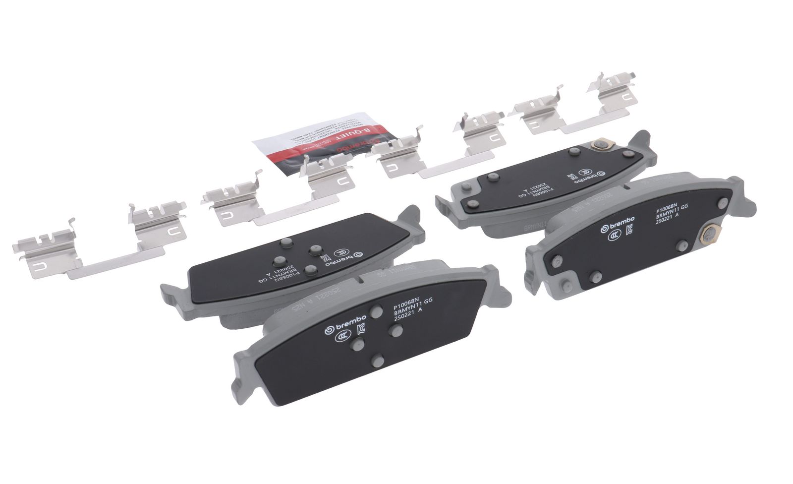 PRIME Ceramic Rear Disc Brake Pad Set - P10068N_12