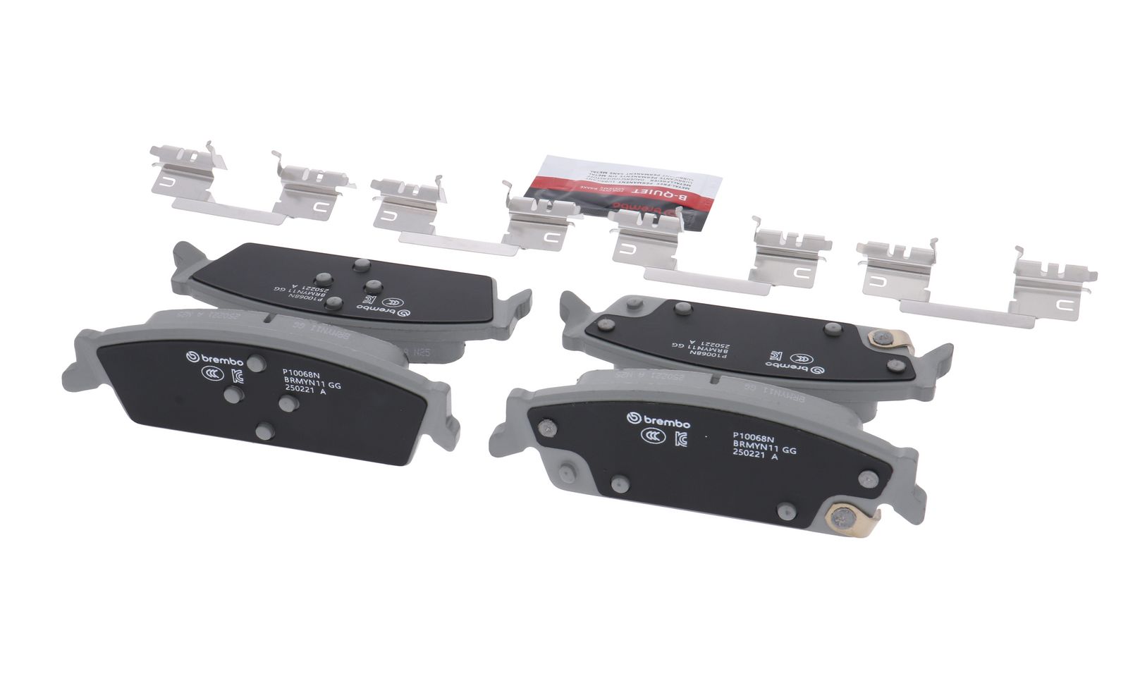 PRIME Ceramic Rear Disc Brake Pad Set - P10068N_15
