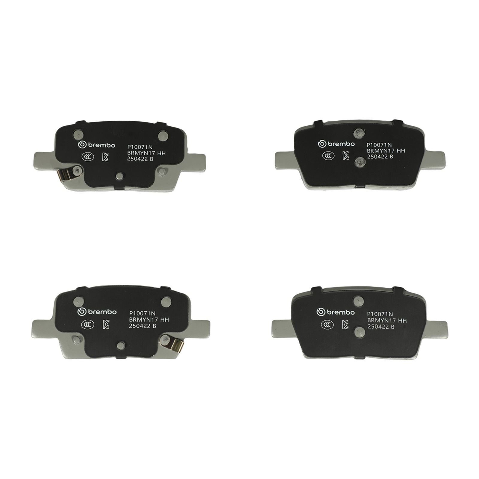 PRIME Ceramic Rear Disc Brake Pad Set - P10071N_01