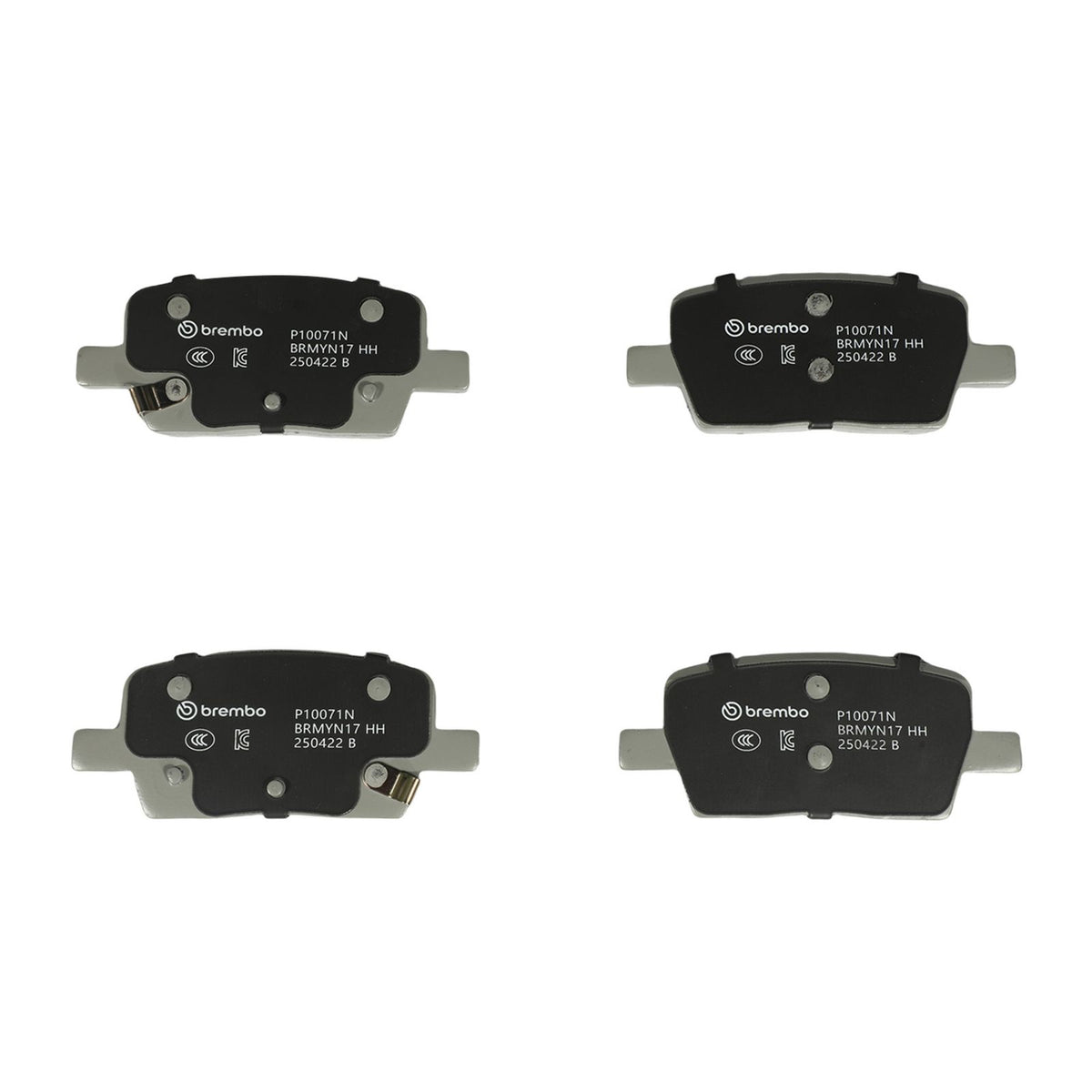 PRIME Ceramic Rear Disc Brake Pad Set - P10071N_01