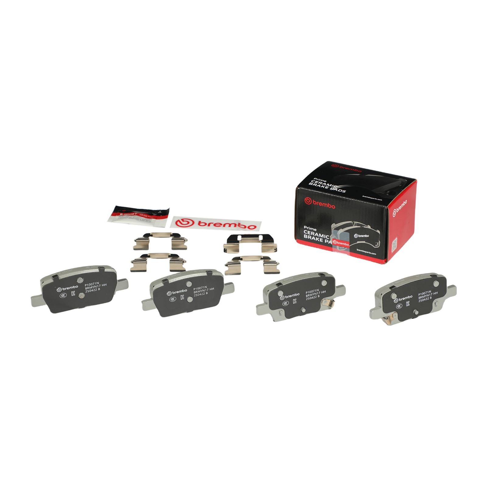 PRIME Ceramic Rear Disc Brake Pad Set - P10071N_02
