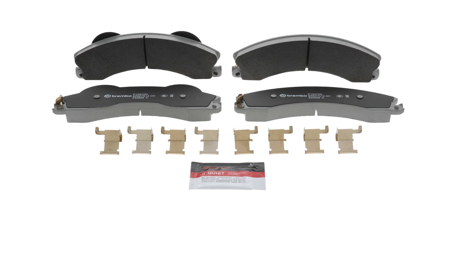 PRIME Ceramic Rear Disc Brake Pad Set - P10072N_02