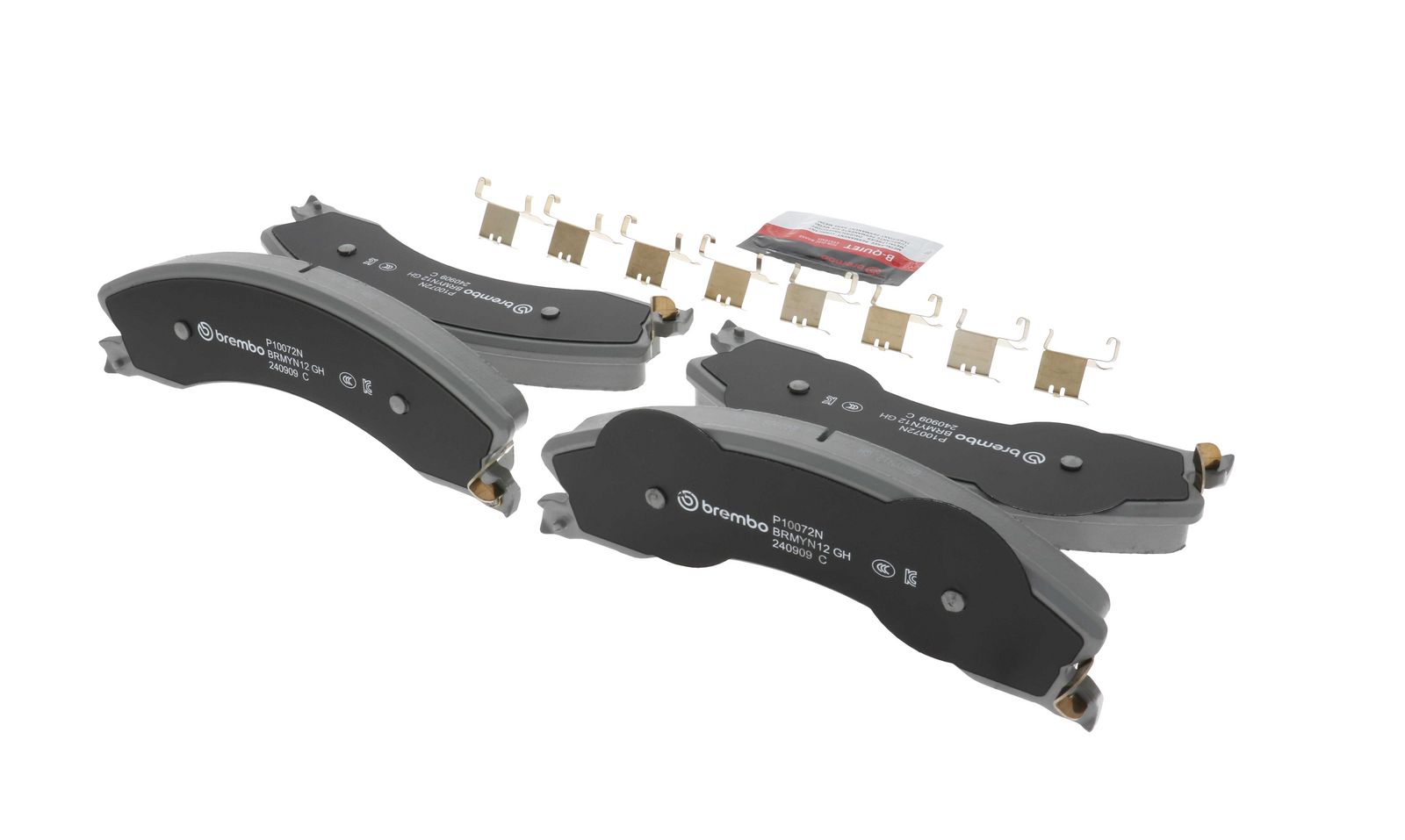 PRIME Ceramic Rear Disc Brake Pad Set - P10072N_16