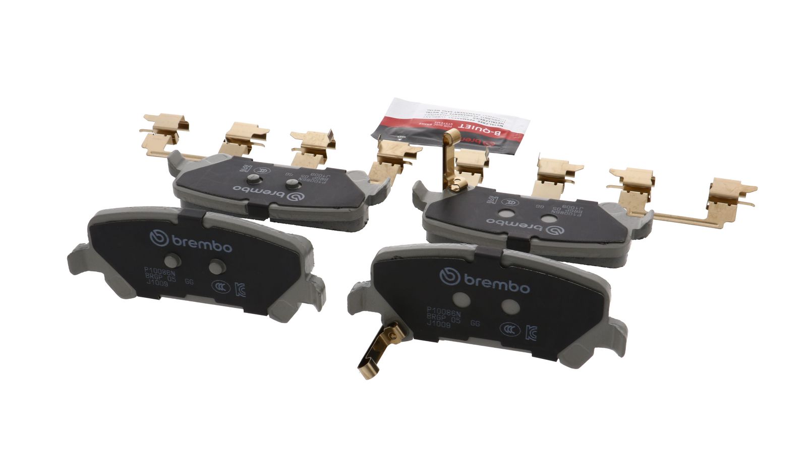 PRIME Ceramic Rear Disc Brake Pad Set - P10086N_16