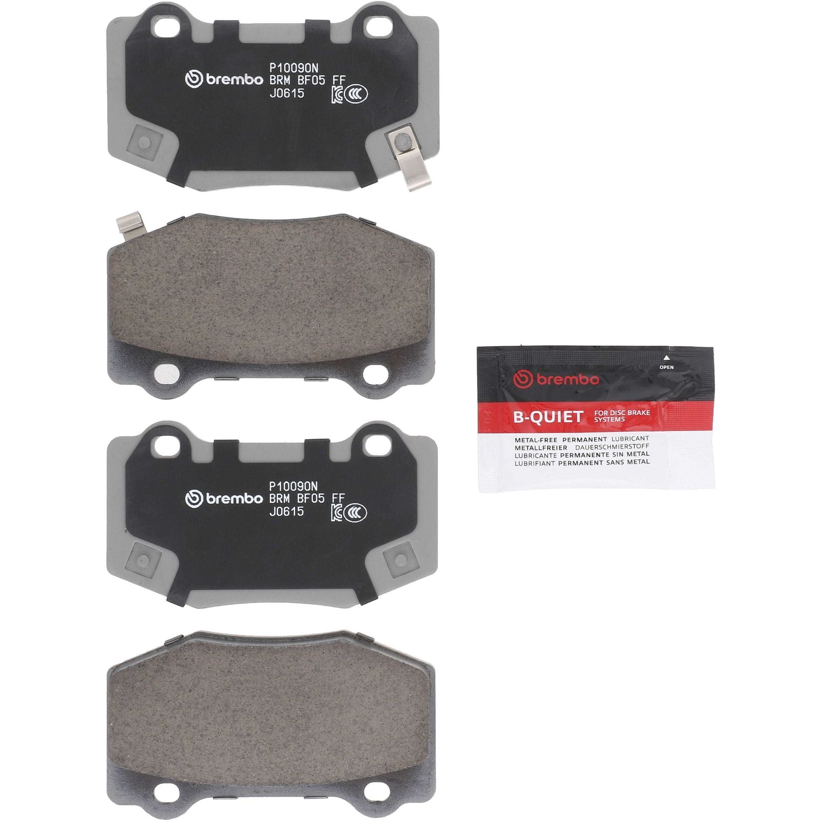 PRIME Ceramic Rear Disc Brake Pad Set - P10090N_02