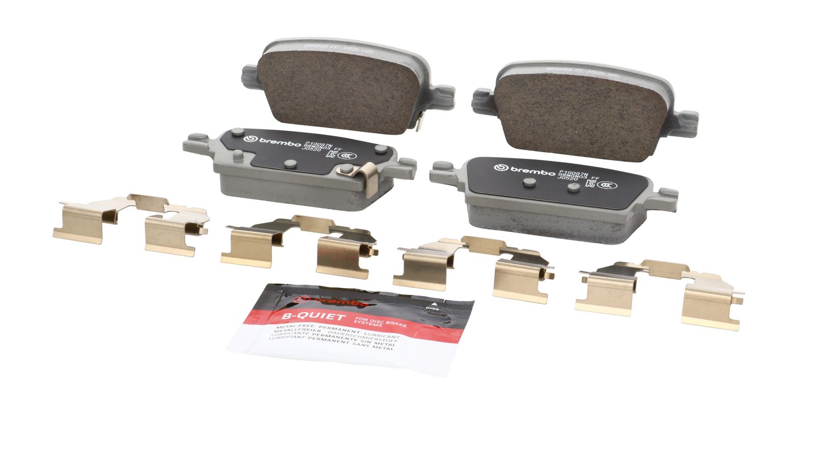 PRIME Ceramic Rear Disc Brake Pad Set - P10097N_04