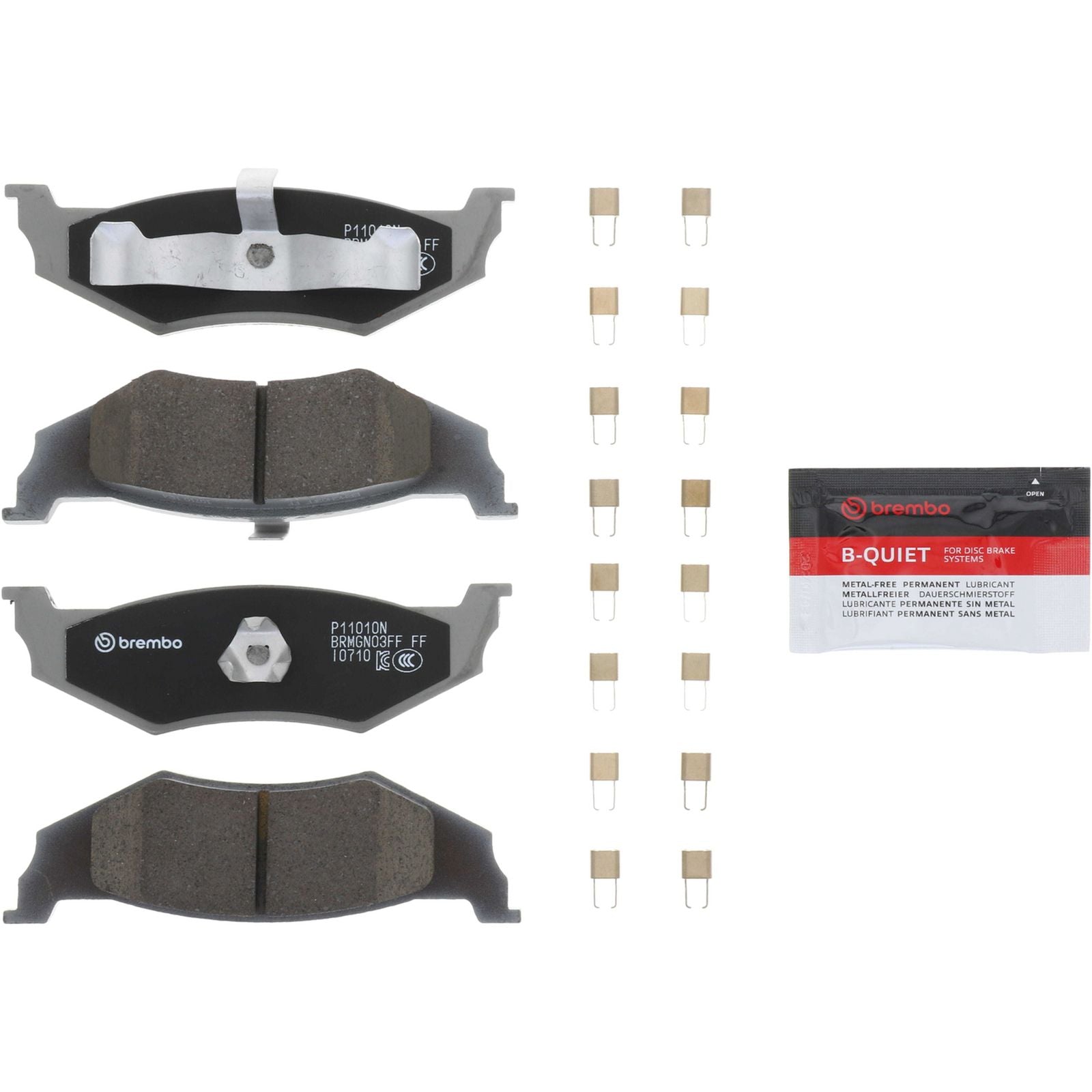 PRIME Ceramic Rear Disc Brake Pad Set - P11010N_02