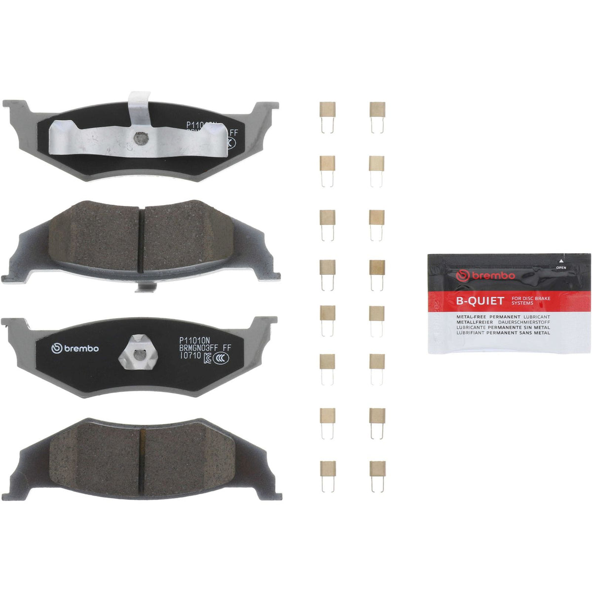 PRIME Ceramic Rear Disc Brake Pad Set - P11010N_02