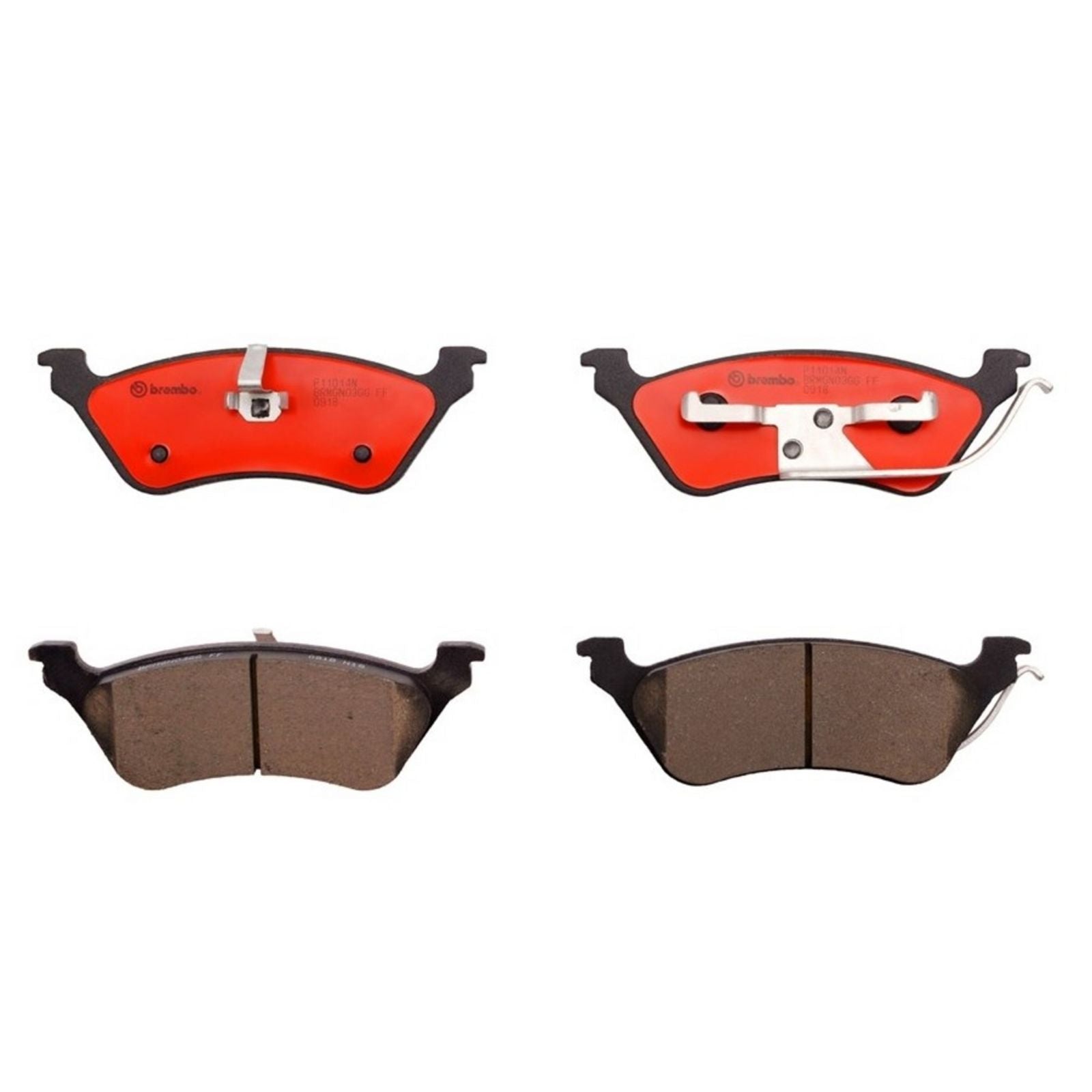 PRIME Ceramic Rear Disc Brake Pad Set - P11014N_01