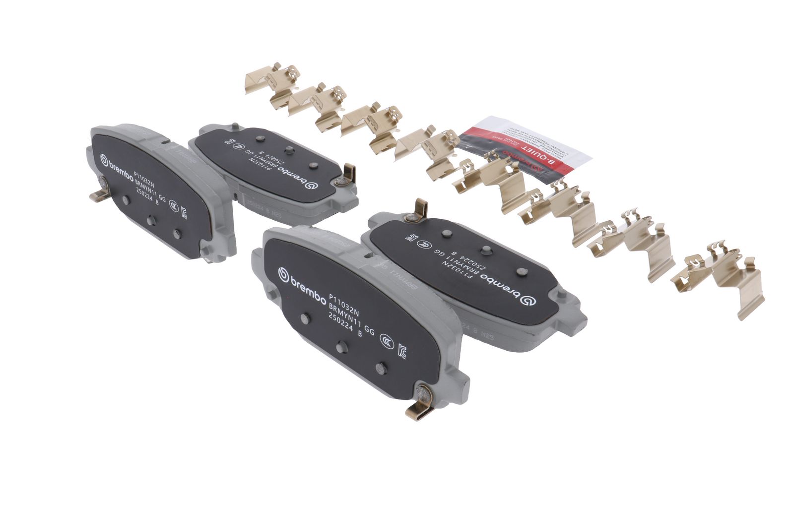 PRIME Ceramic Rear Disc Brake Pad Set - P11032N_18