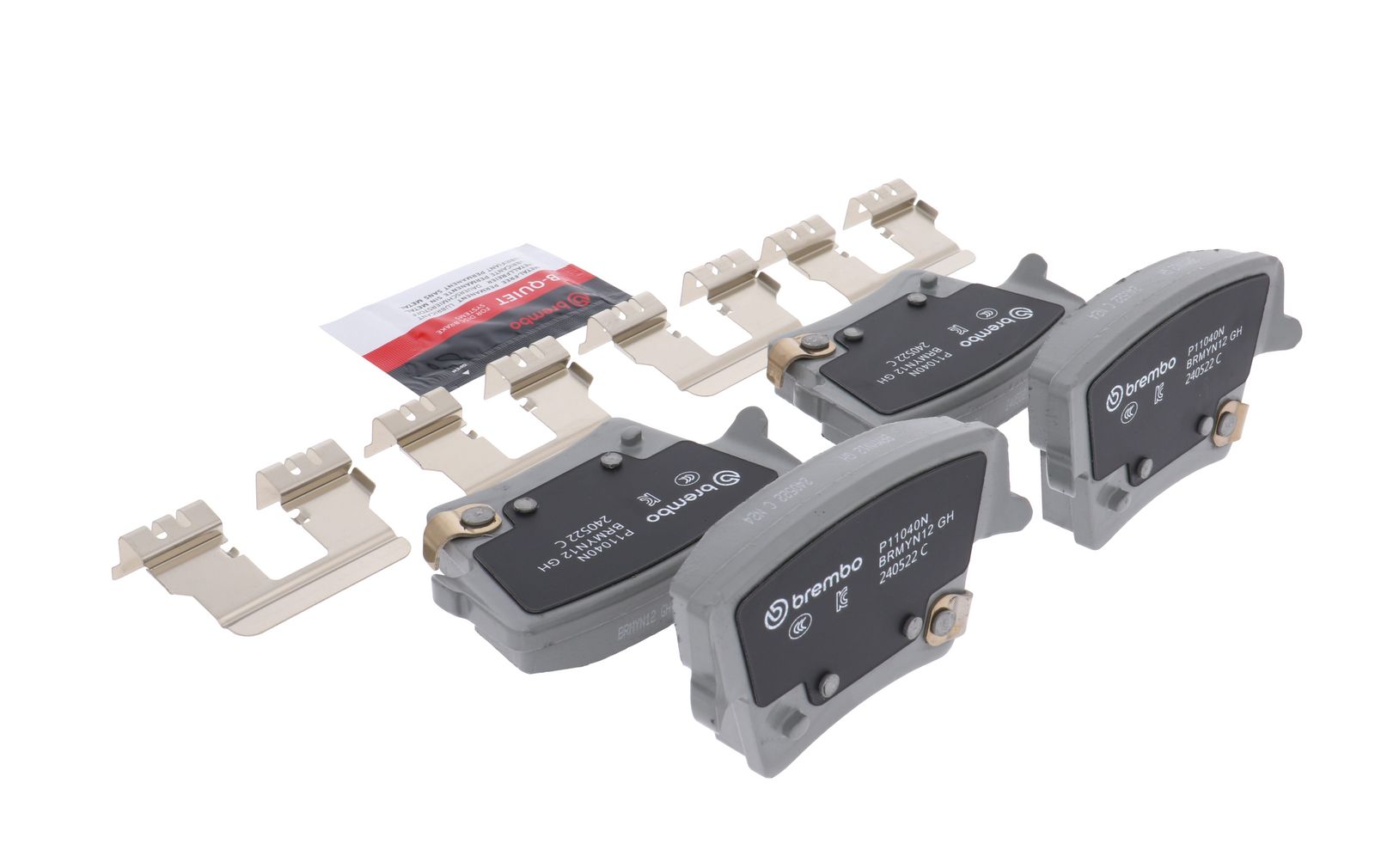 PRIME Ceramic Rear Disc Brake Pad Set - P11040N_11