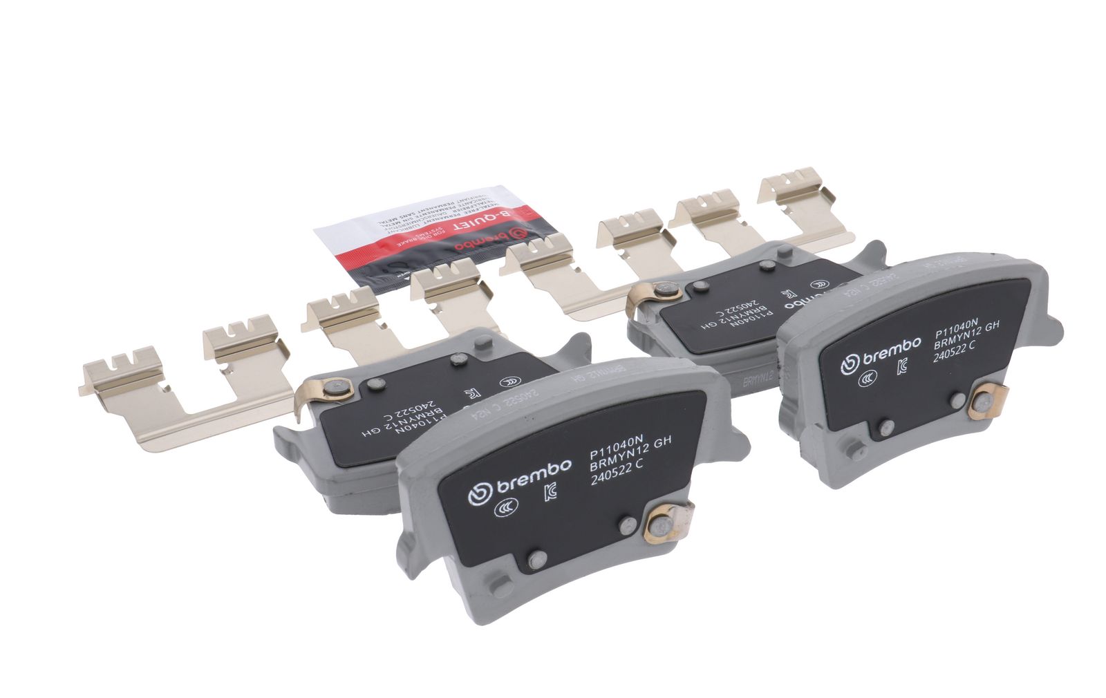 PRIME Ceramic Rear Disc Brake Pad Set - P11040N_12
