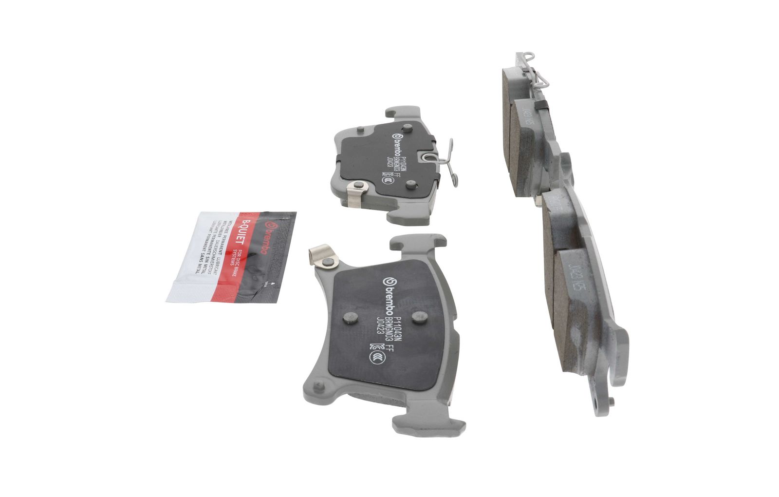 PRIME Ceramic Rear Disc Brake Pad Set - P11043N_09