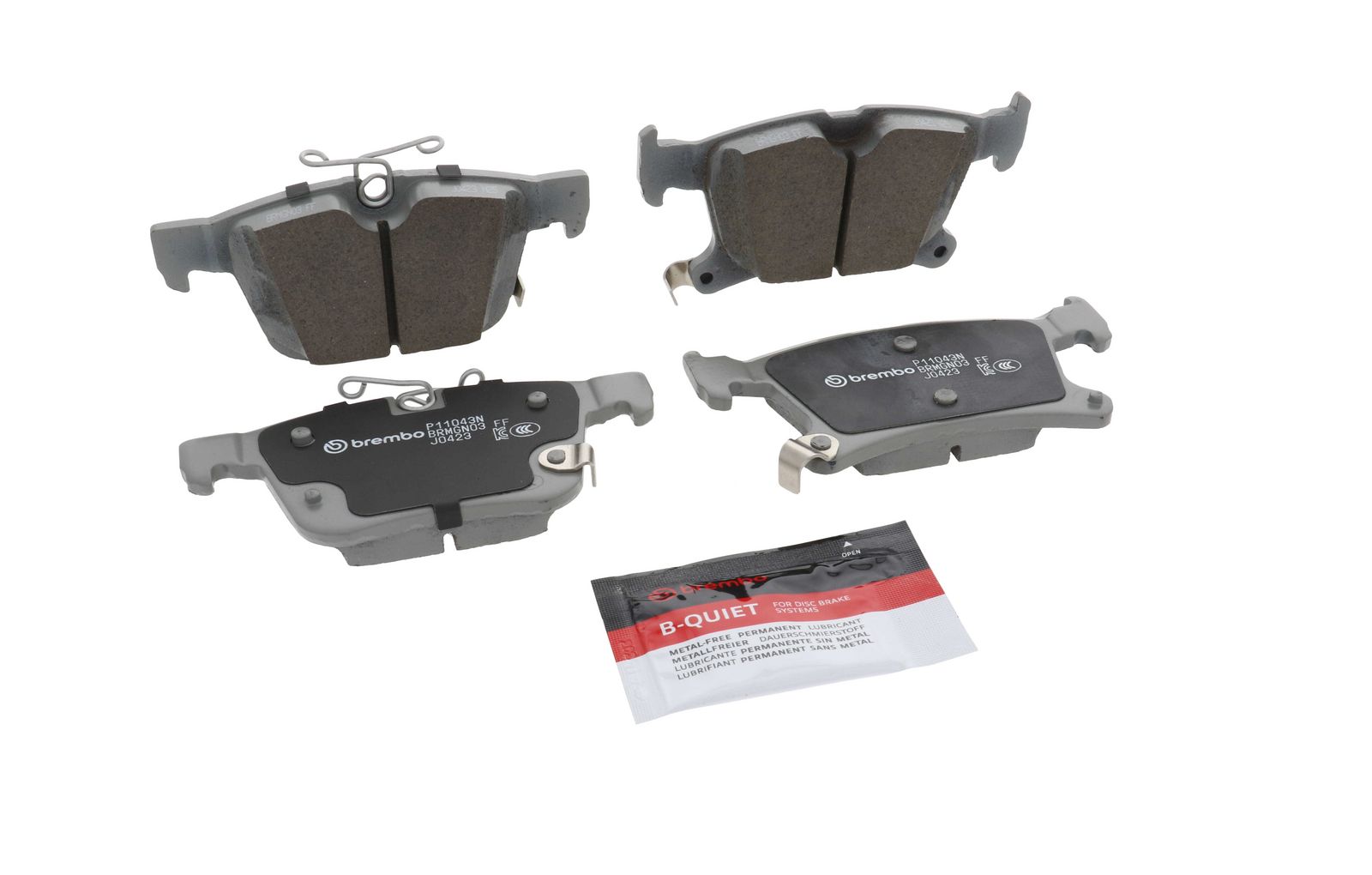 PRIME Ceramic Rear Disc Brake Pad Set - P11043N_26