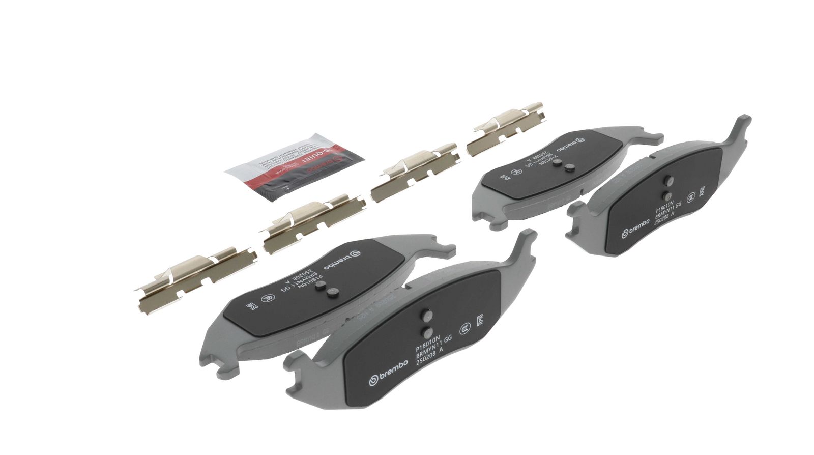 PRIME Ceramic Rear Disc Brake Pad Set - P18010N_12