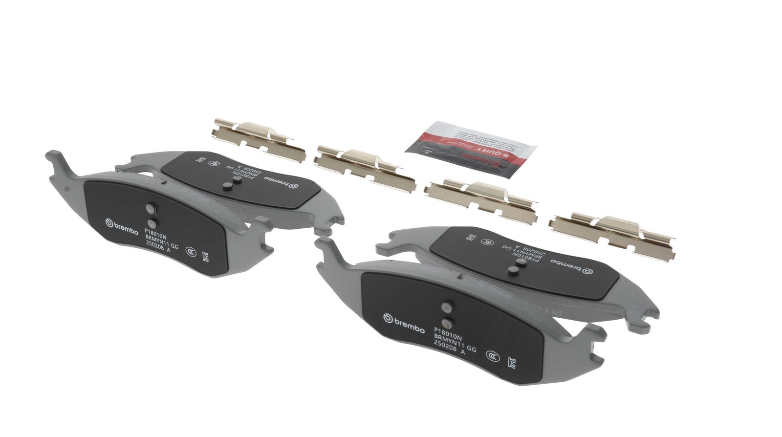 PRIME Ceramic Rear Disc Brake Pad Set - P18010N_17