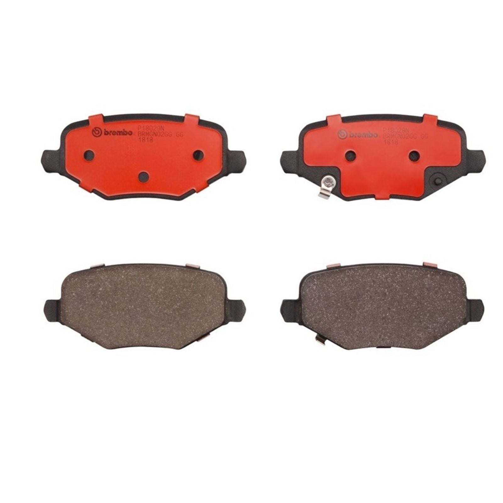 PRIME Ceramic Rear Disc Brake Pad Set - P18029N_01
