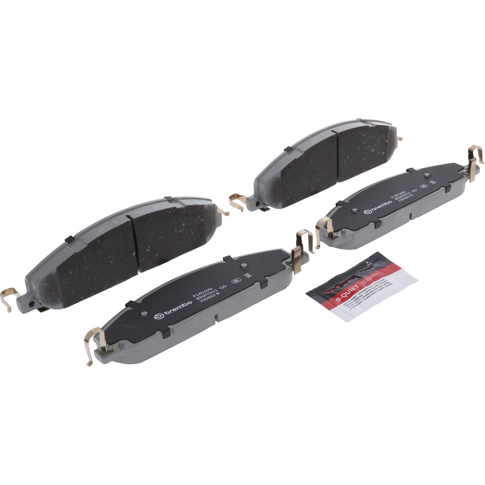 PRIME Ceramic Rear Disc Brake Pad Set - P18036N_01