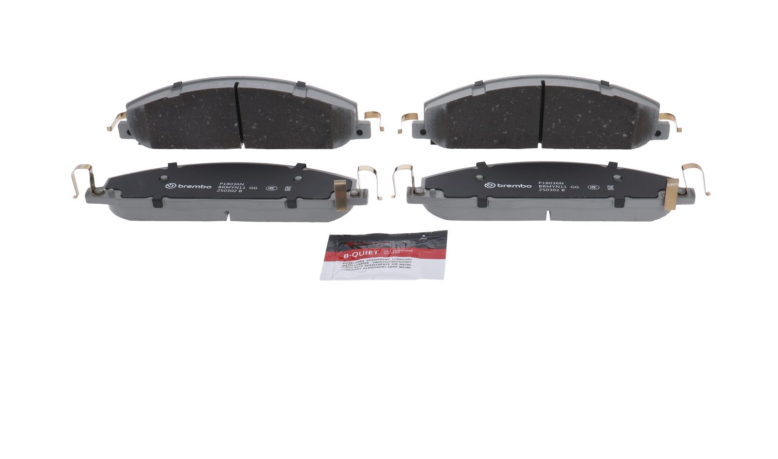 PRIME Ceramic Rear Disc Brake Pad Set - P18036N_02