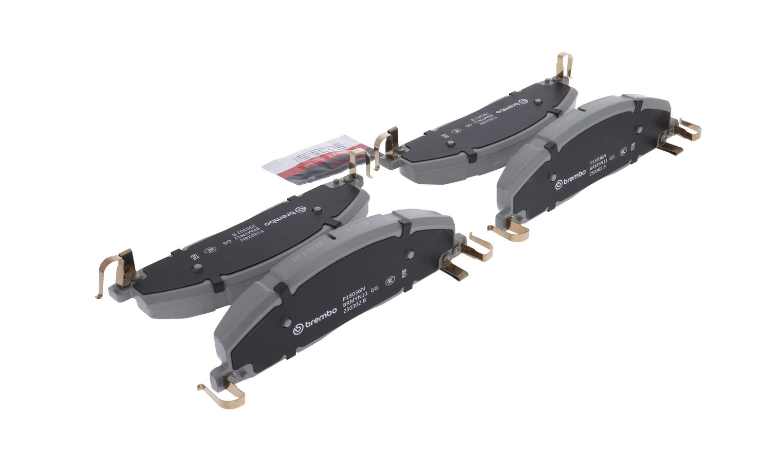 PRIME Ceramic Rear Disc Brake Pad Set - P18036N_11