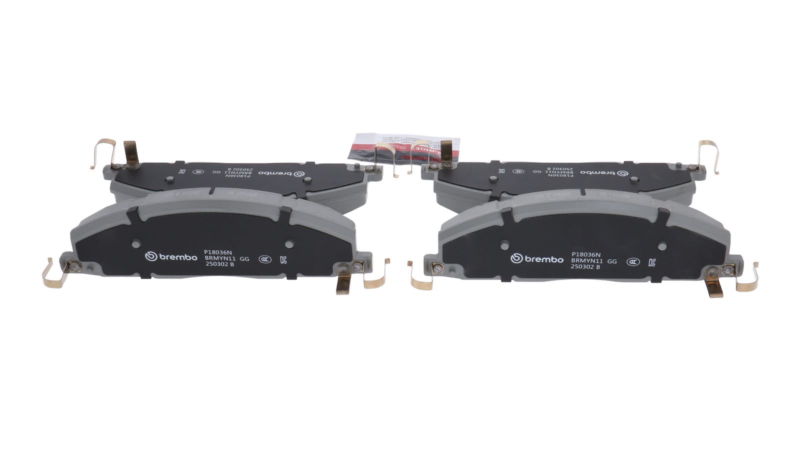 PRIME Ceramic Rear Disc Brake Pad Set - P18036N_14