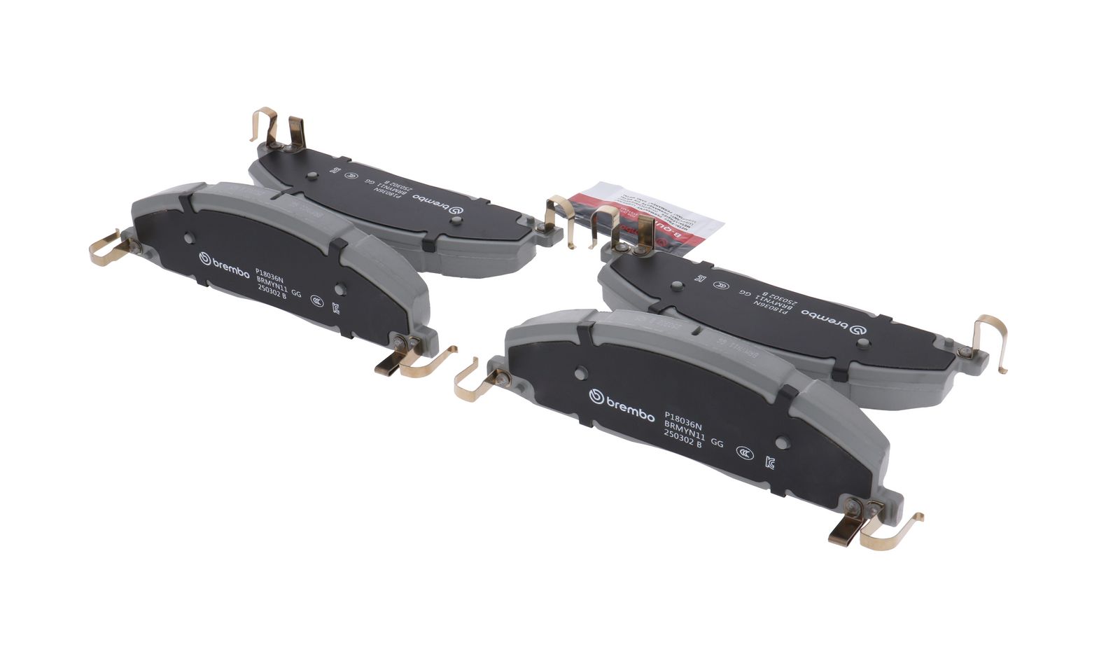 PRIME Ceramic Rear Disc Brake Pad Set - P18036N_16