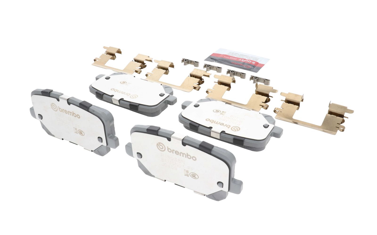 PRIME Ceramic Rear Disc Brake Pad Set - P18038N_16