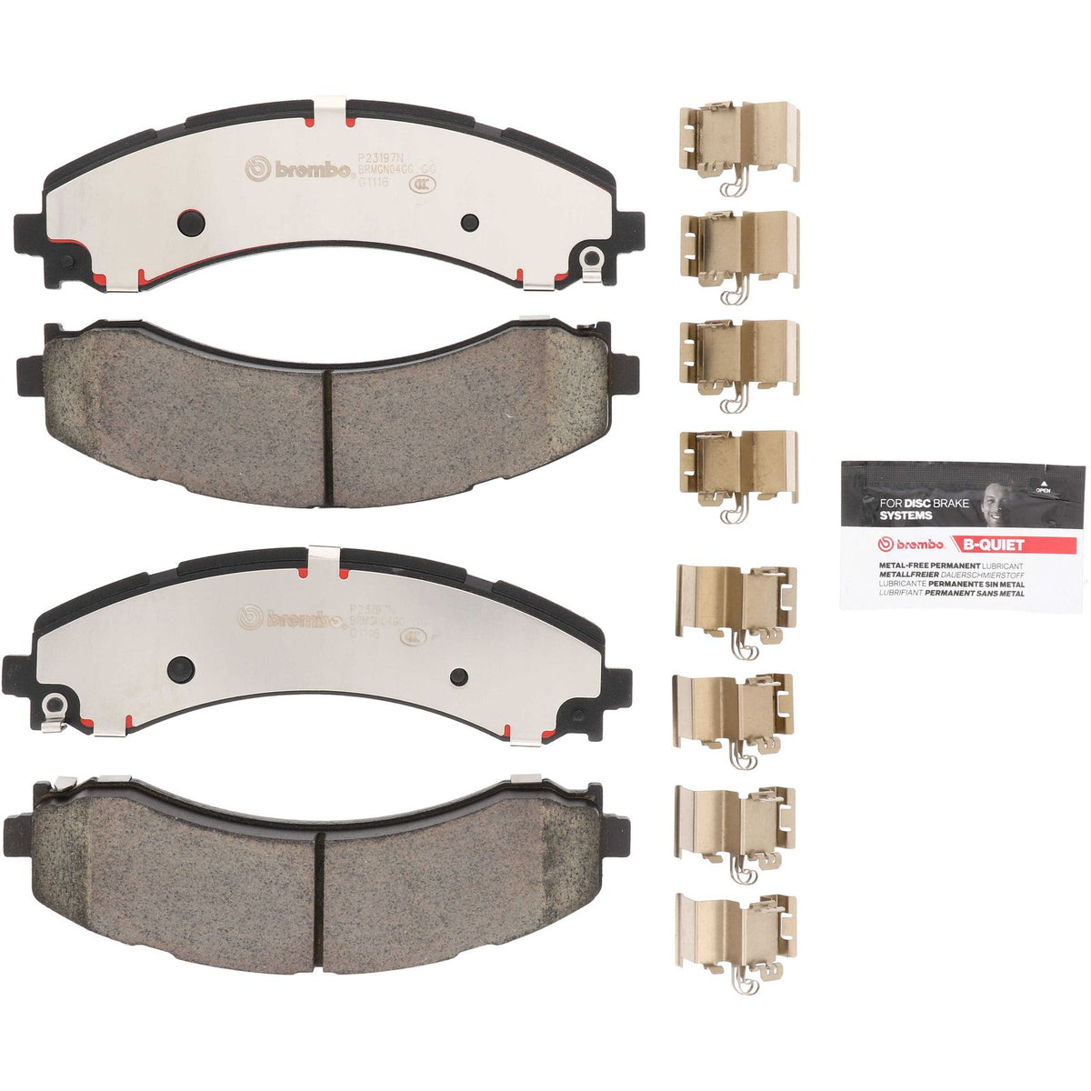 PRIME Ceramic Rear Disc Brake Pad Set - P23197N_26