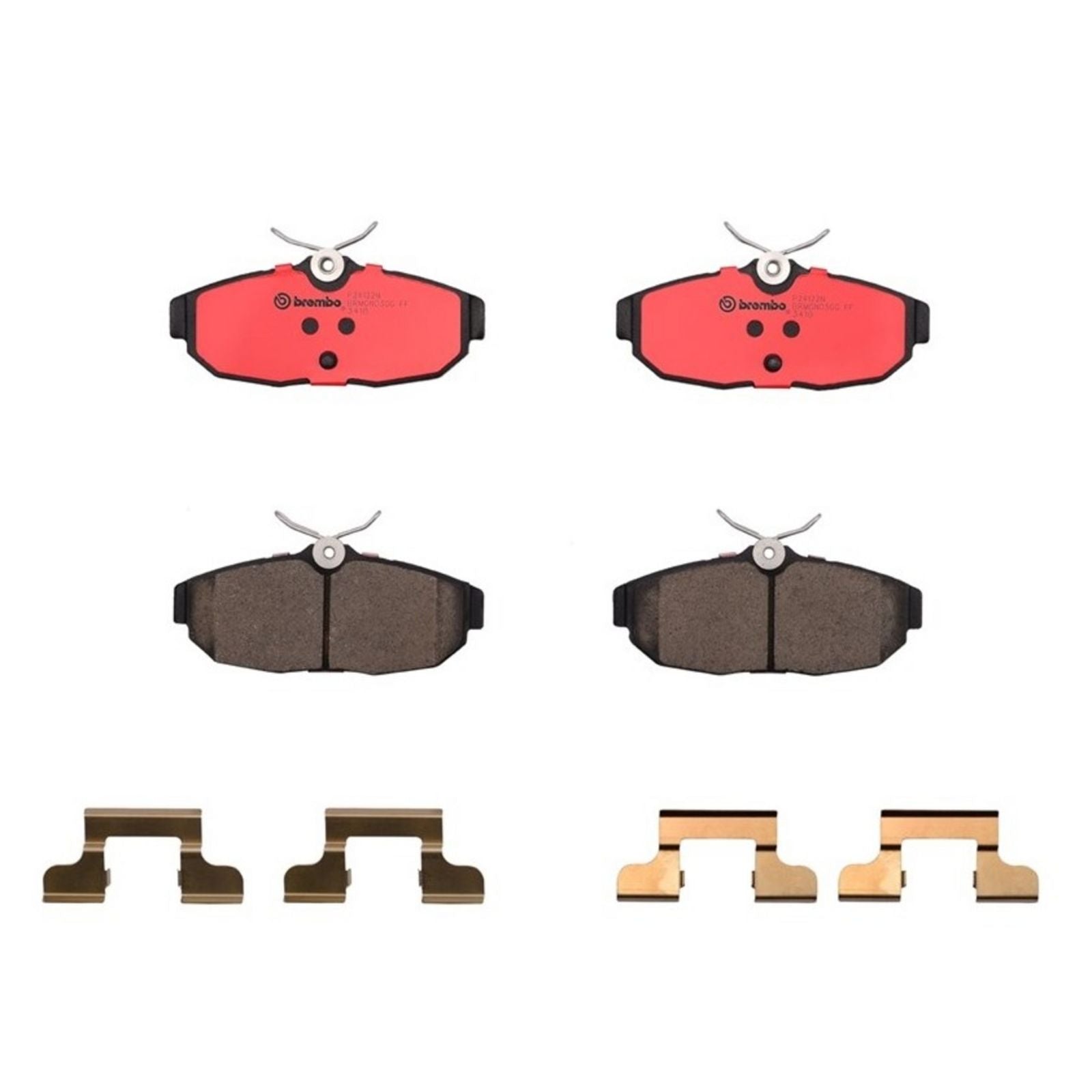 PRIME Ceramic Rear Disc Brake Pad Set - P24122N_01