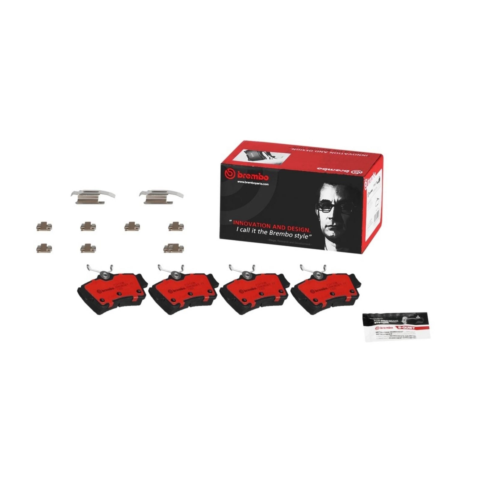 PRIME Ceramic Rear Disc Brake Pad Set - P24133N_02