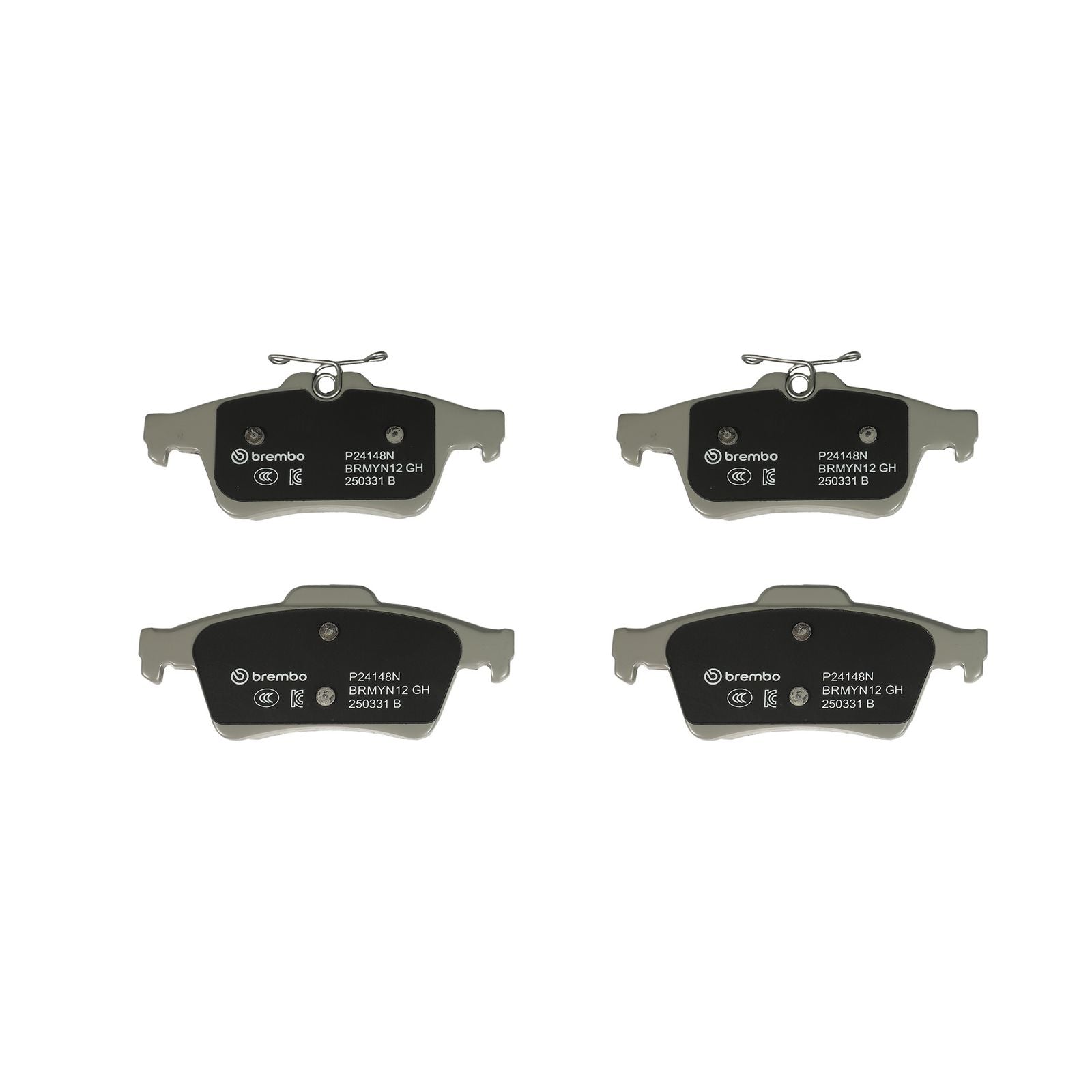 PRIME Ceramic Rear Disc Brake Pad Set - P24148N_04
