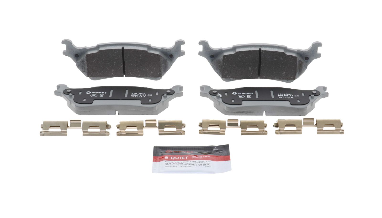 PRIME Ceramic Rear Disc Brake Pad Set - P24168N_02