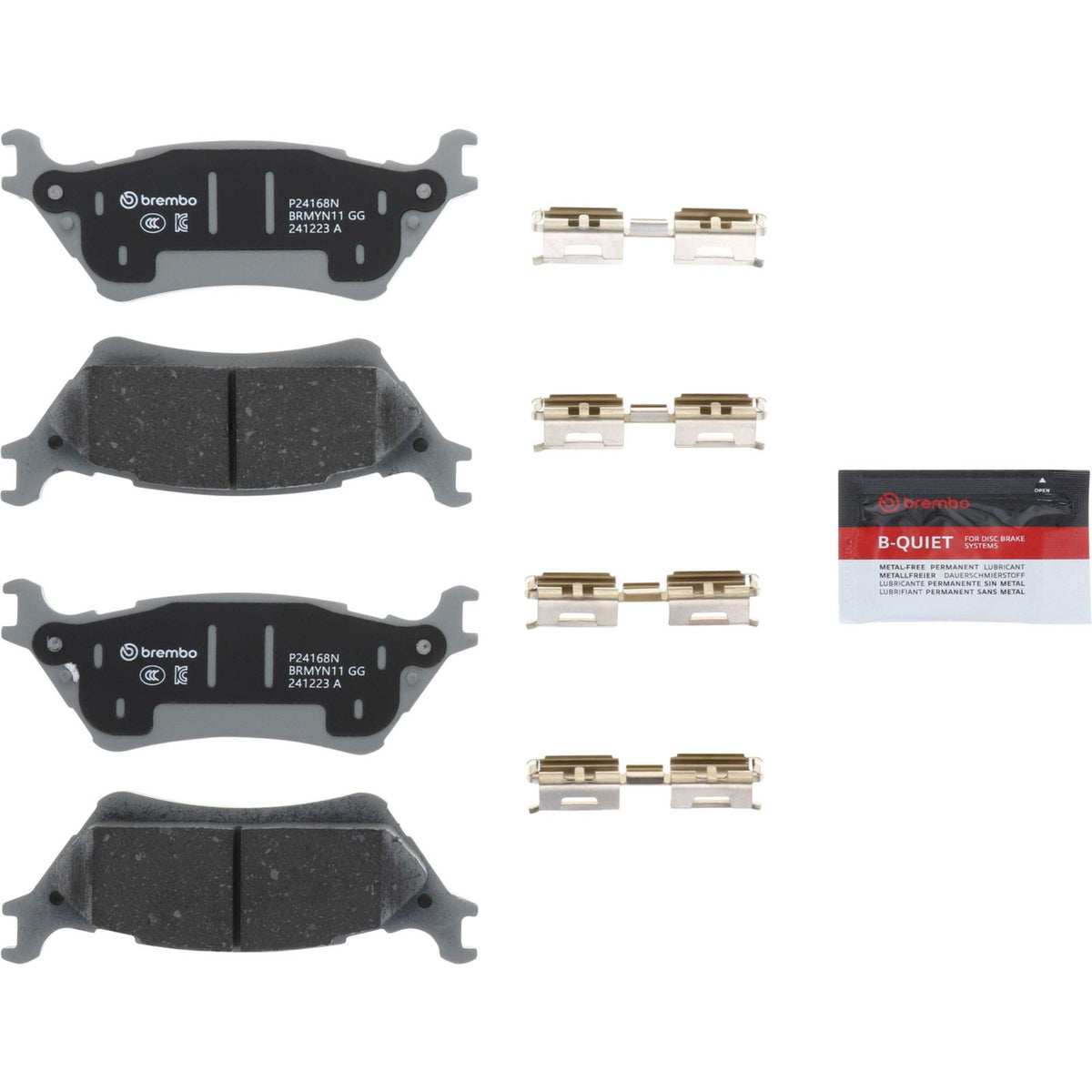 PRIME Ceramic Rear Disc Brake Pad Set - P24168N_02