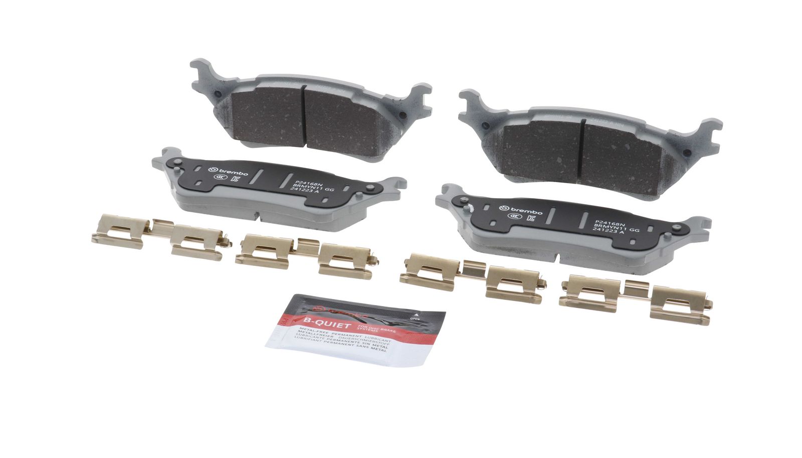 PRIME Ceramic Rear Disc Brake Pad Set - P24168N_03