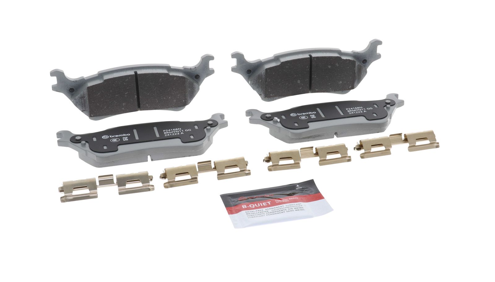 PRIME Ceramic Rear Disc Brake Pad Set - P24168N_25