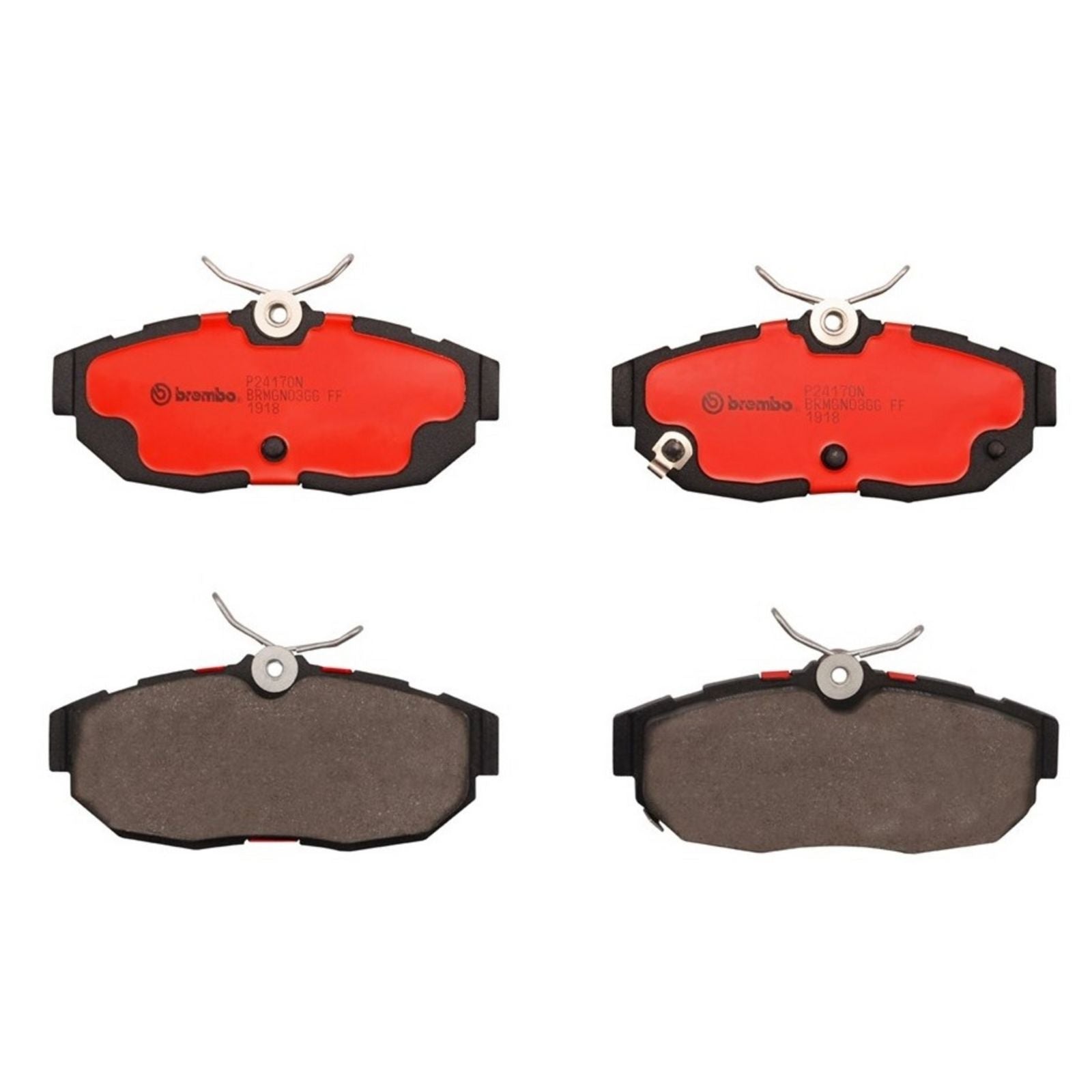 PRIME Ceramic Rear Disc Brake Pad Set - P24170N_01