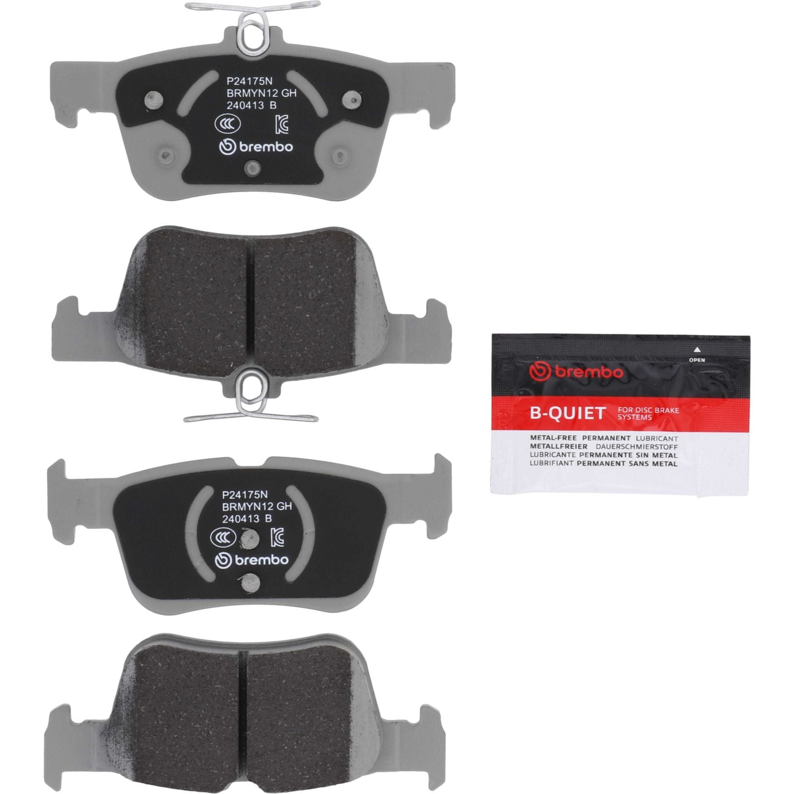 PRIME Ceramic Rear Disc Brake Pad Set - P24175N_01