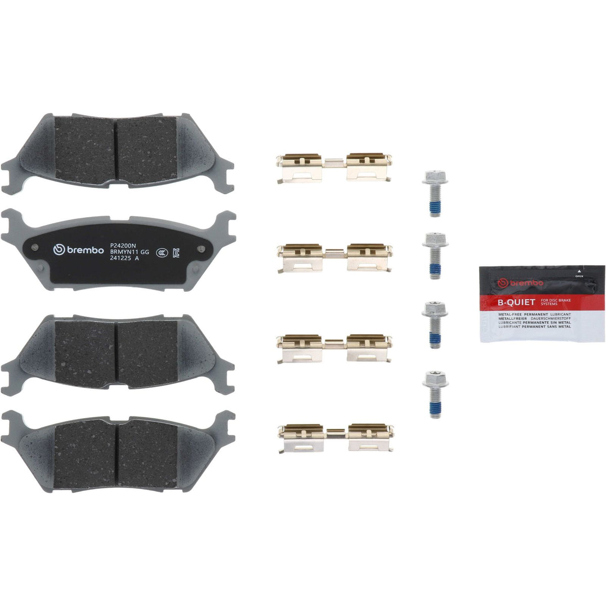 PRIME Ceramic Rear Disc Brake Pad Set - P24200N_01