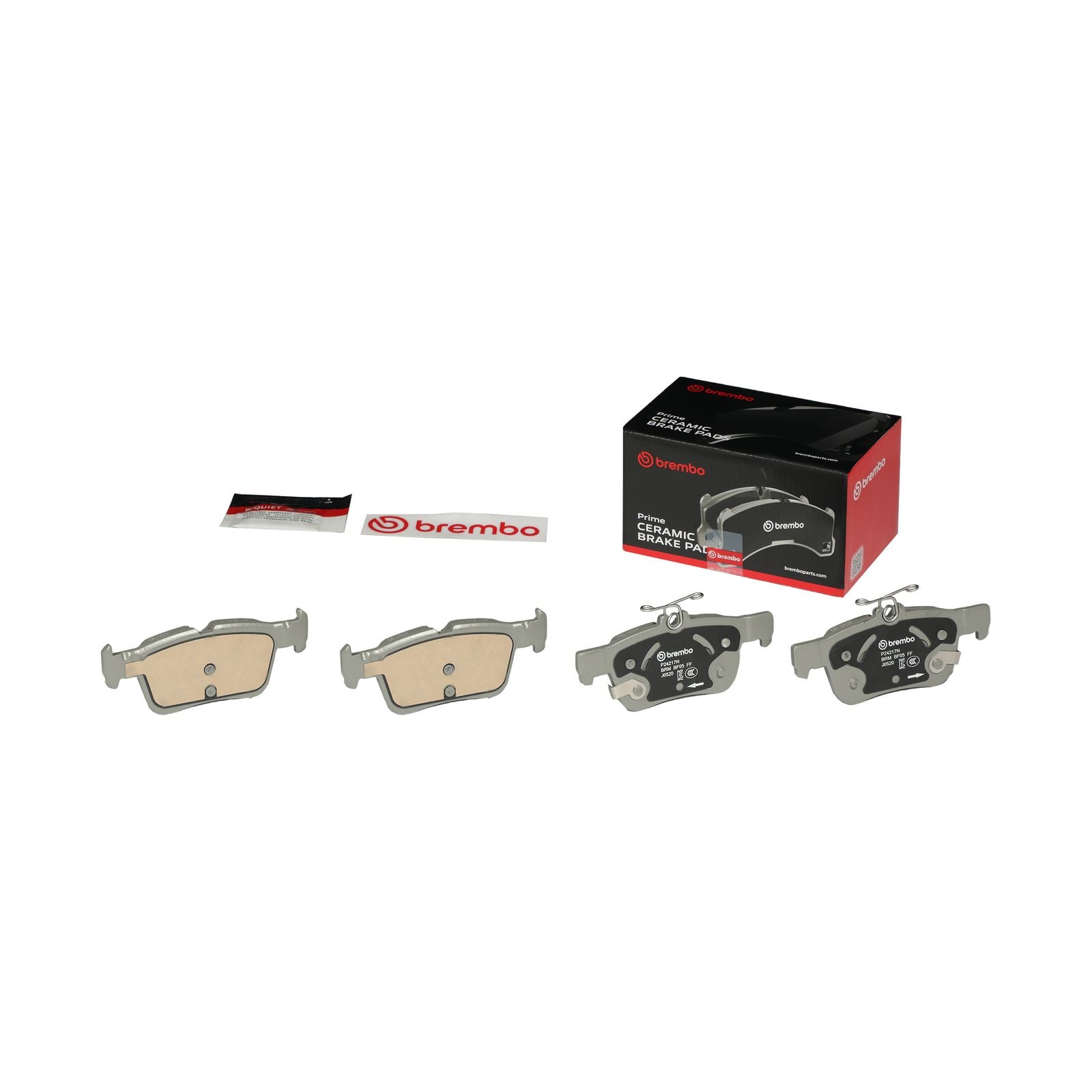 PRIME Ceramic Rear Disc Brake Pad Set - P24217N_02